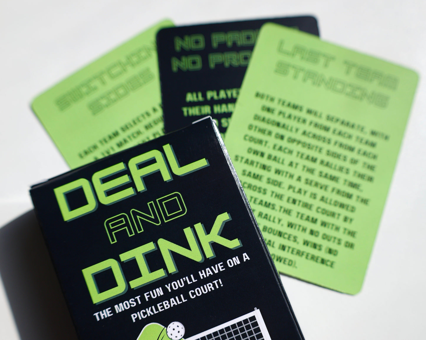 Deal and Dink On-Court Pickleball Card Game