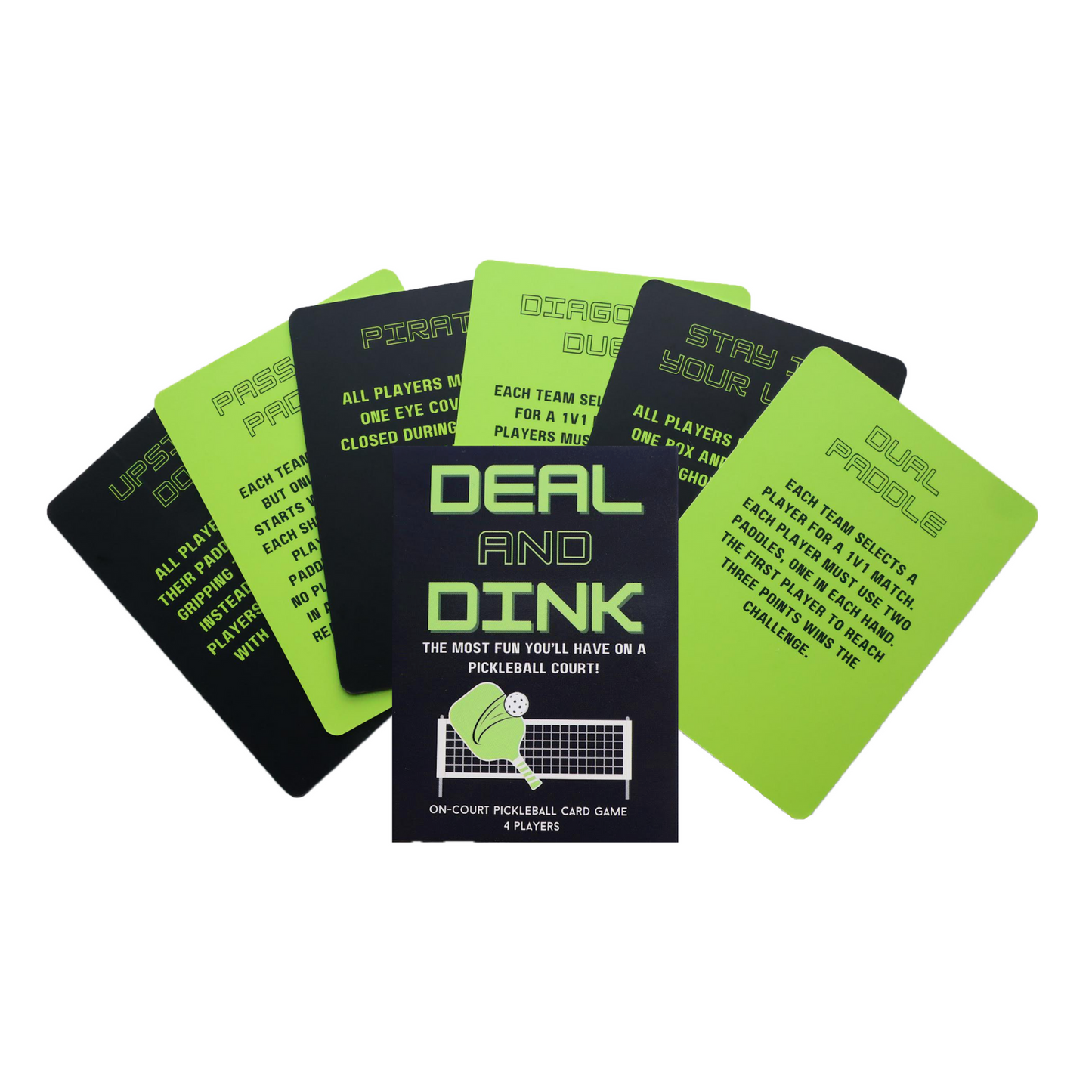 Deal and Dink On-Court Pickleball Card Game