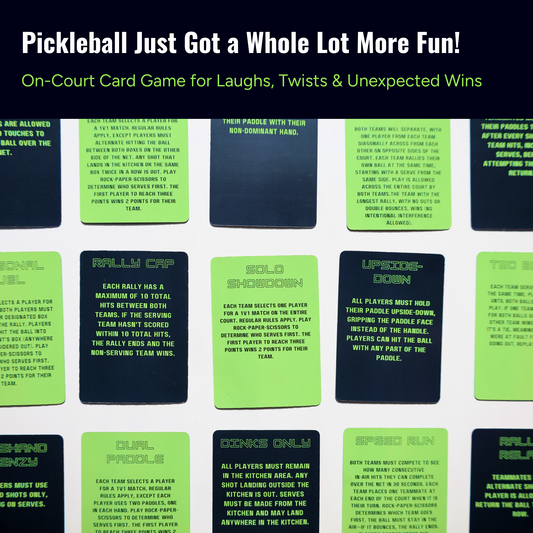 Deal and Dink - On-Court Pickleball Card Game