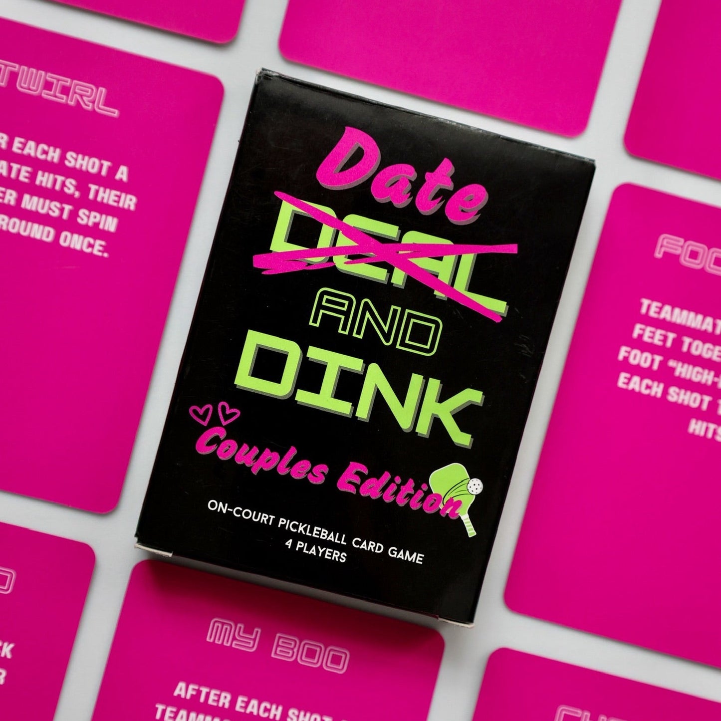 Date and Dink (Couples Edition) - On-Court Pickleball Card Game