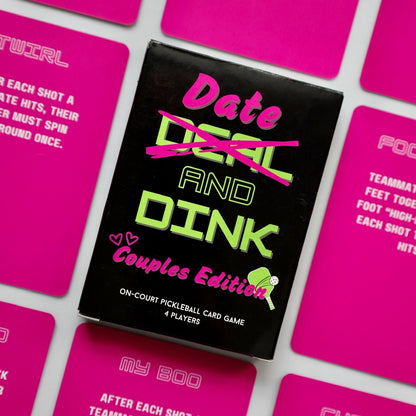 Date and Dink (Couples Edition) - On-Court Pickleball Card Game
