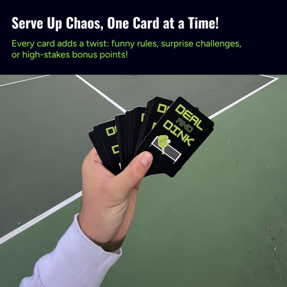 Deal and Dink On-Court Pickleball Card Game
